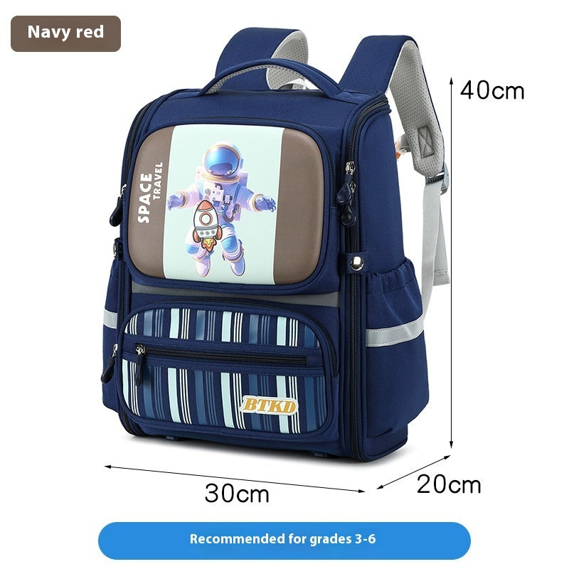 Astronaut Bag Schoolbag Burden Reduction Boys And Girls Large Capacity