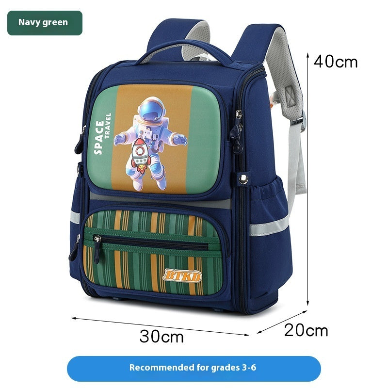 Astronaut Bag Schoolbag Burden Reduction Boys And Girls Large Capacity